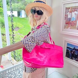 Kate Spade Neon Pink Tote Bag Vibrant and Spacious